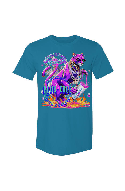 POUR-EDGE COUGAR CREWNECK TSHIRT BY LOUDEEN CHO