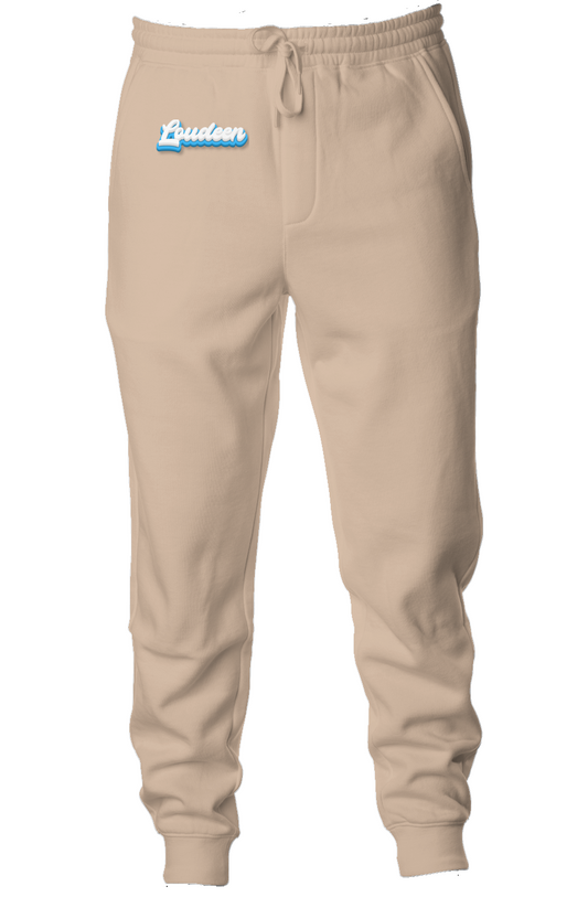 POUR-RAGE BEAR Pigment Dyed Fleece Joggers BY LOUD