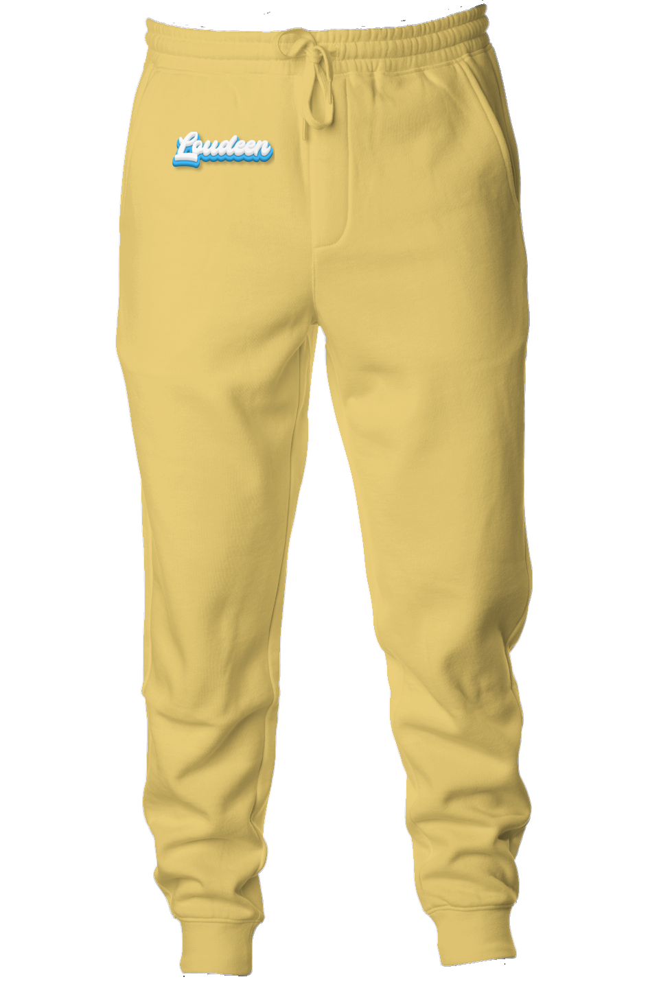 POUR-RAGE BEAR Pigment Dyed Fleece Joggers BY LOUD