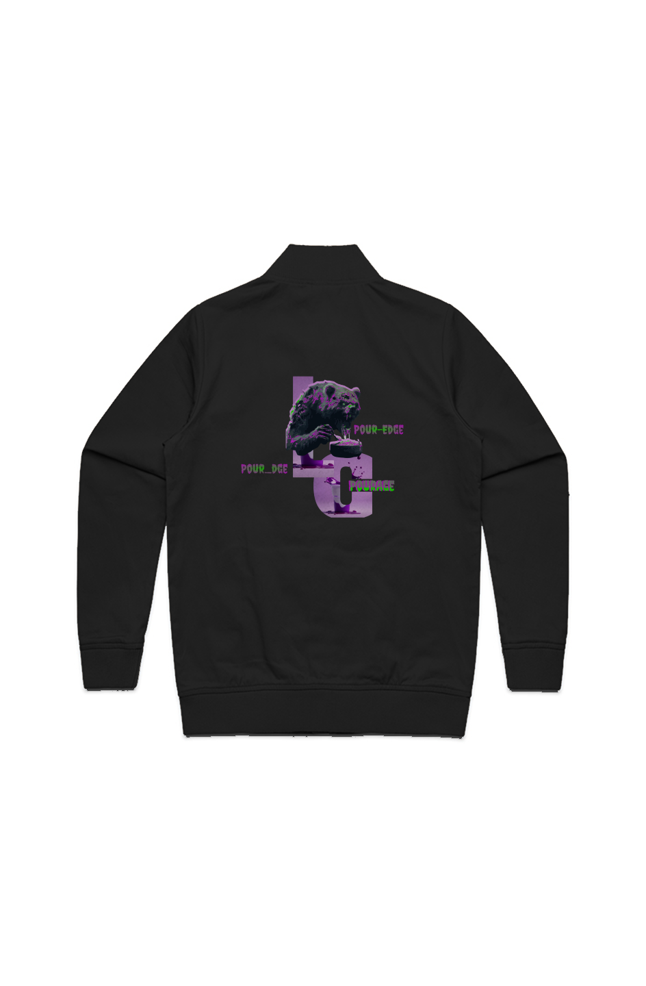 Pour-edge Bear MENS BOMBER JACKET by Loudeen Cho