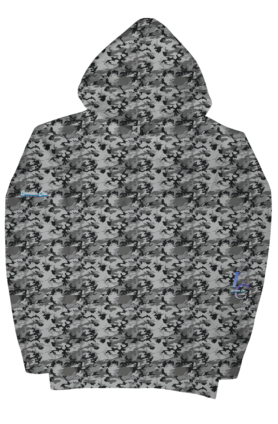 Pour-edge Loudeen Camo  Heavyweight Hoodie