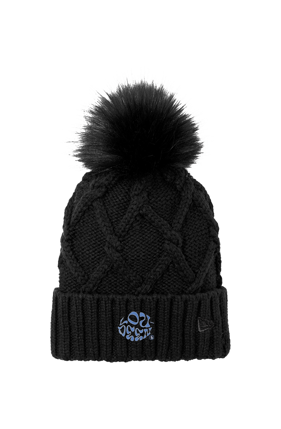Loudeen Faux Fur Pom Beanie