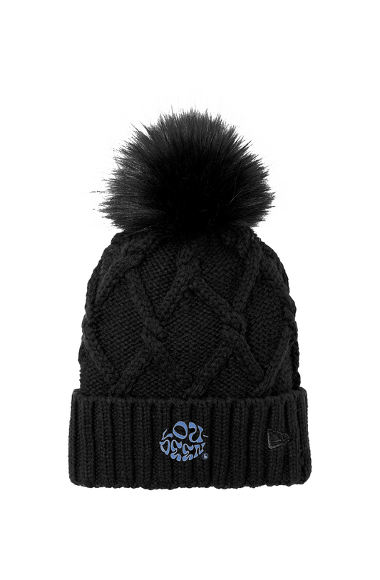 Loudeen Faux Fur Pom Beanie